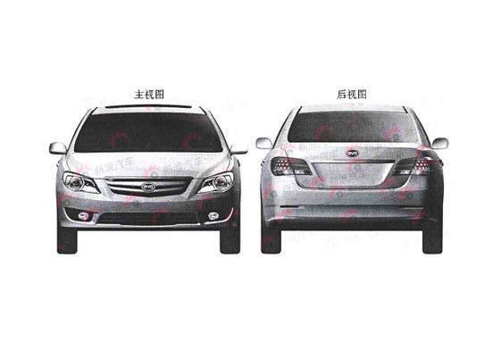 Blueprint BYD L3 Sedan 2011