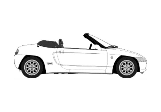 Blueprint Honda Beat Cabriolet 1991