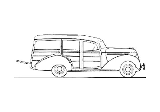 Blueprint Hudson Station Wagon 1937