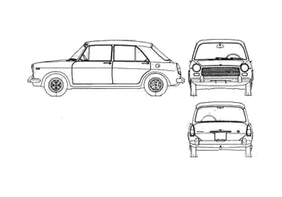 Blueprint Innocenti 15 Hatchback 1966