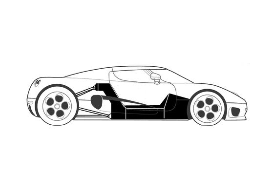 Blueprint Koenigsegg CC Coupe 2004