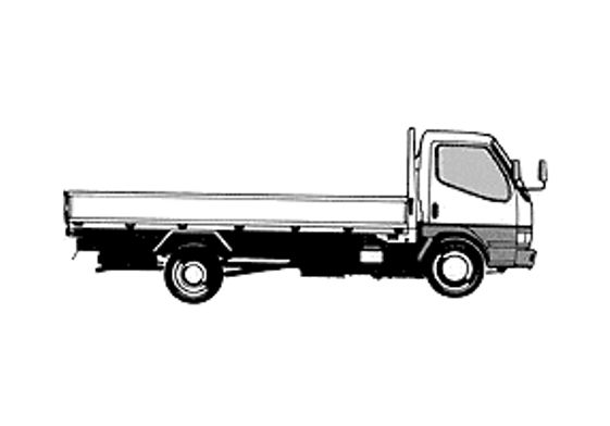 Blueprint Mitsubishi Fuso Canter FC Truck 2007