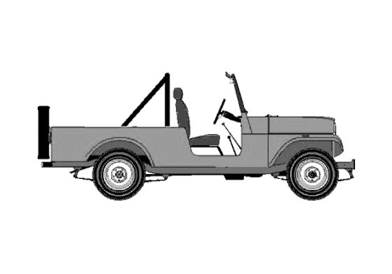 Blueprint Ebro Jeep CJ65 SUV