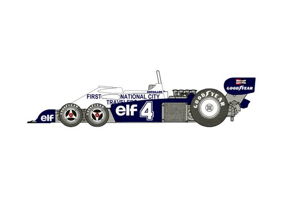 Blueprint Tyrrell P34/6 F1 OW 1977